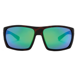 BARB Fishing Sunglasses - Rubber Demi Green Mirror